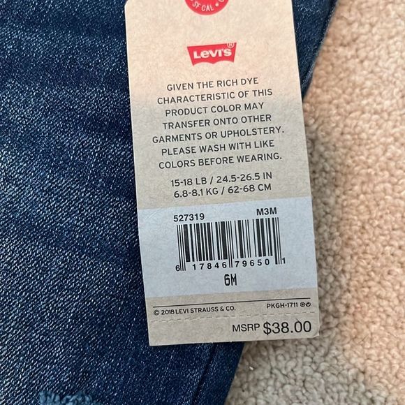 6M Levi Jeans NWT - Picture 3 of 3